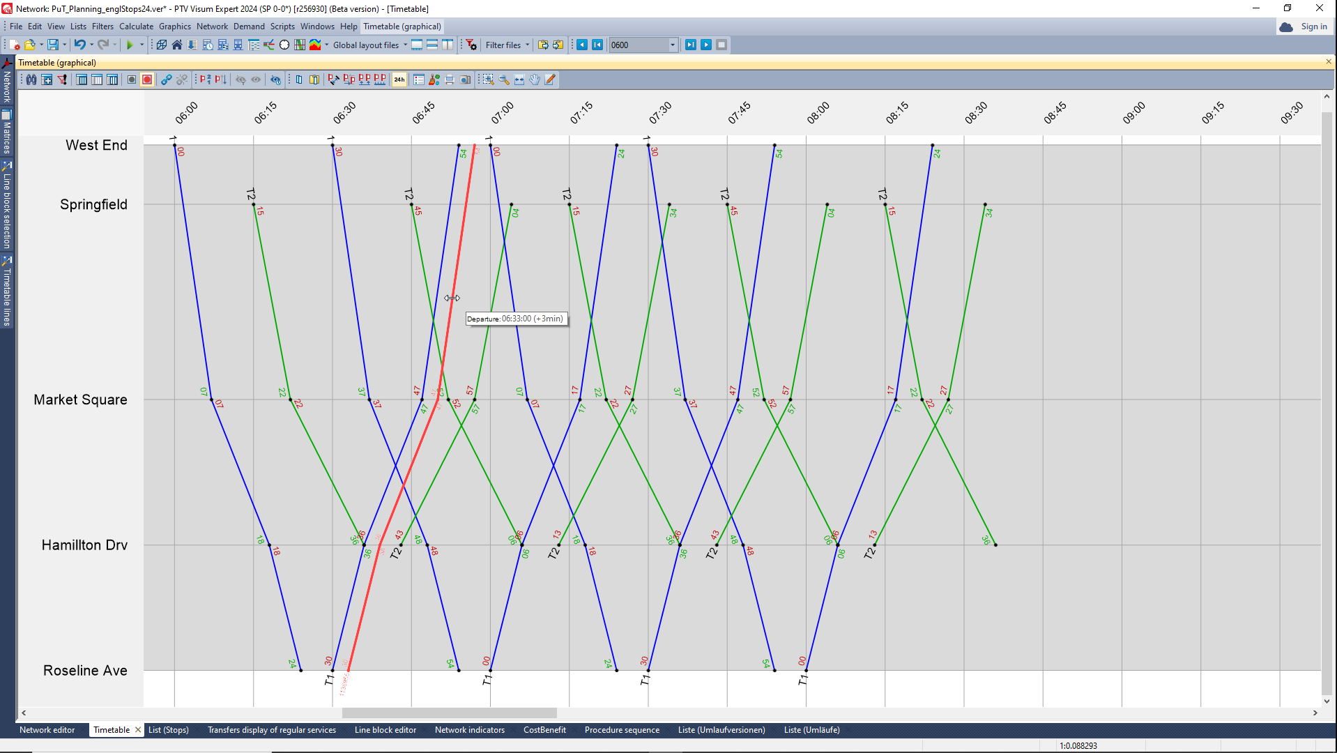 Graphical Timetable Editor 